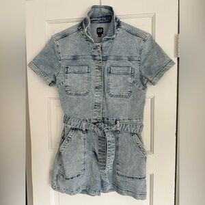 Gap denim romper!